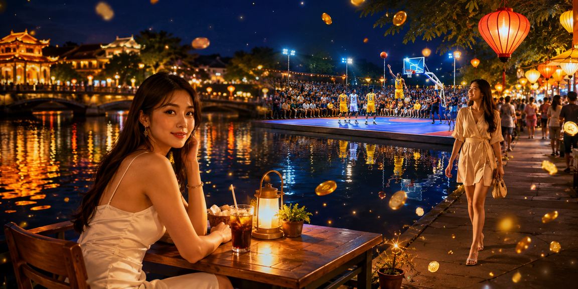 Người hâm mộ bóng rổ xem cược trực tuyến tại quán cà phê Huế với không khí sôi động