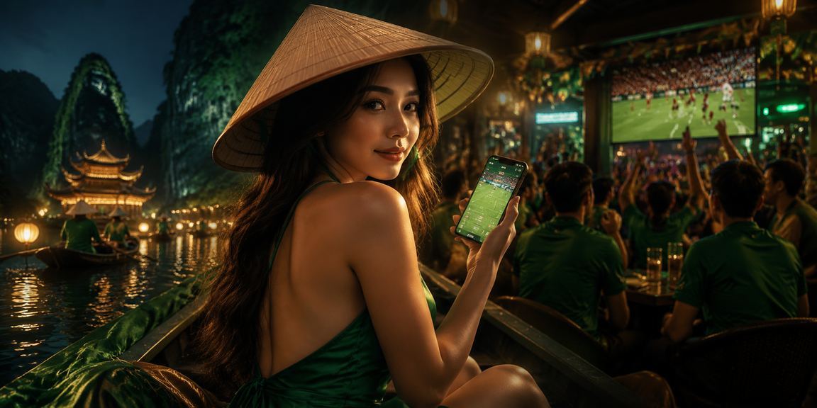 Người dùng trải nghiệm casino trên điện thoại di động tại Ninh Bình với phong cảnh tự nhiên