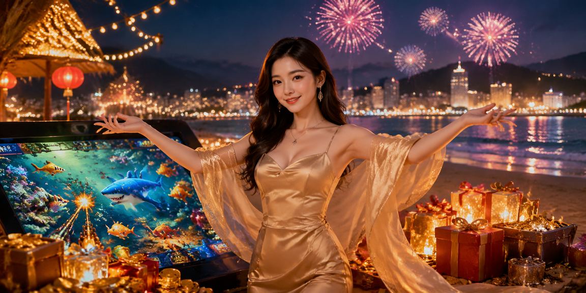 Trò chơi bắn cá tại bãi biển Quy Nhơn